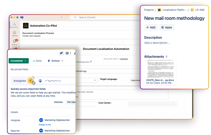 Agentic process automation